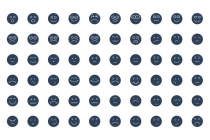 140 Emoticon or Emoji Glyph Icons Pack  Screenshot 2