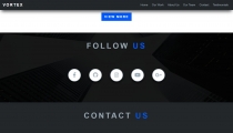 Vortex - One Page Theme Screenshot 11