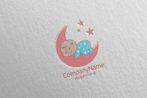 Cute Baby Sleep Logo Design for Babyshop Screenshot 2