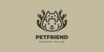 Pet Friend Logo Template Screenshot 2