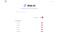 WebAI - AI-Powered Search Engine PHP Script Screenshot 2