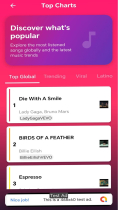 Vozify - Shazam Clone Android Source Code Screenshot 6